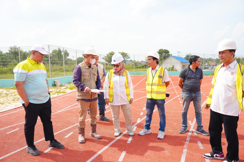 Pengurus KONI Provinsi Riau Kunjungi Calon Lokasi Venue Pekan Olahraga Provinsi (Porprov) XI Di Kota Dumai